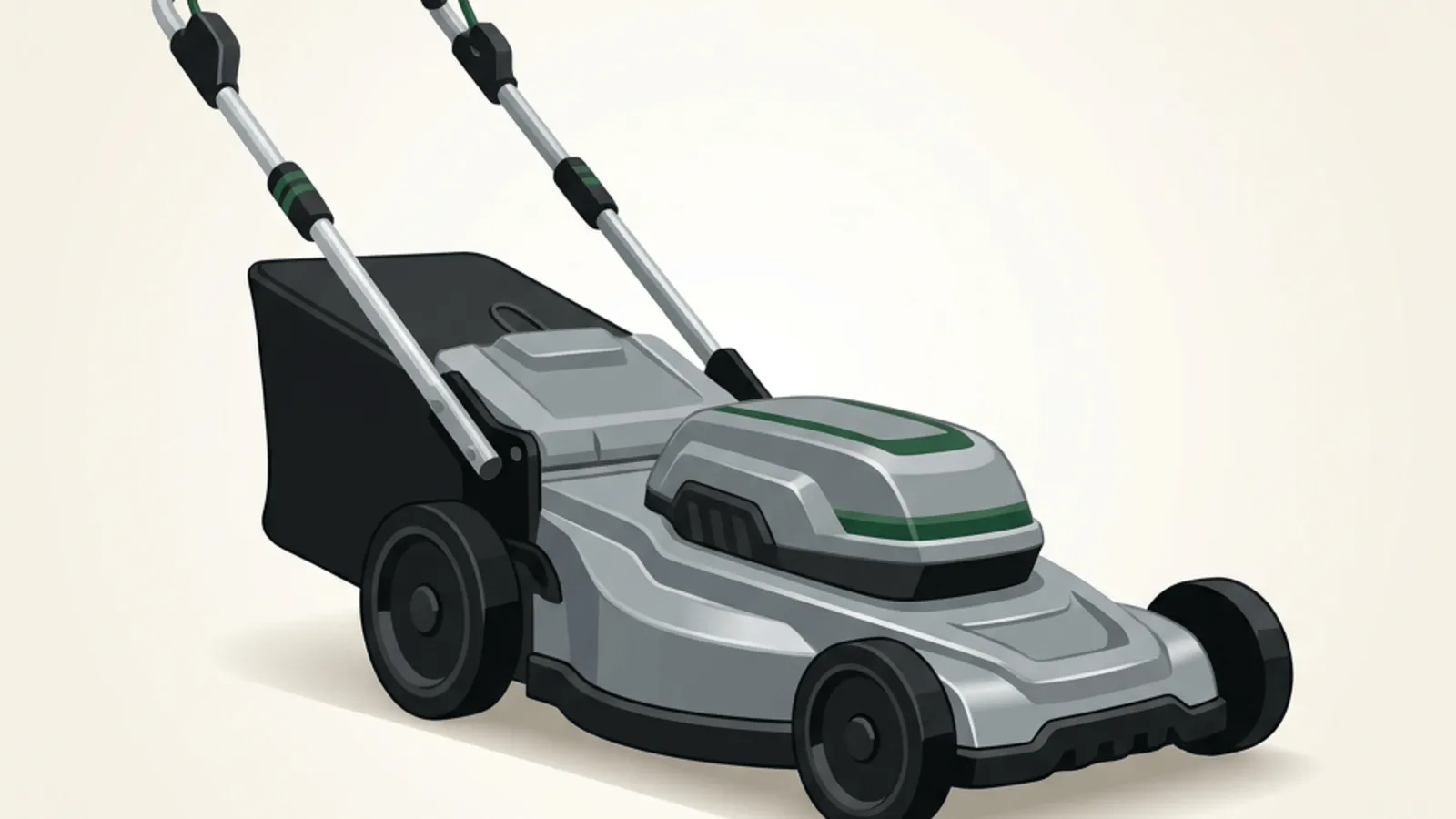 EGO Power+ LM2135SP 21-inch self-propelled cordless mower on a suburban lawn